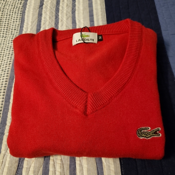 Lacoste vneck boys sweater - Picture 4 of 9